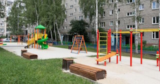 Благоустройство детской площадки во дворе от 1923 руб. в Устях-Джегуте